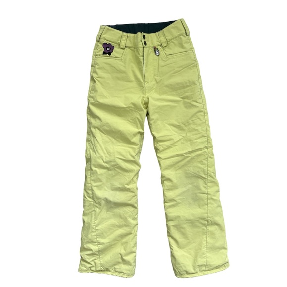 Volcom Other - Volcom Snow Winter pants yellow lime youth kids size M